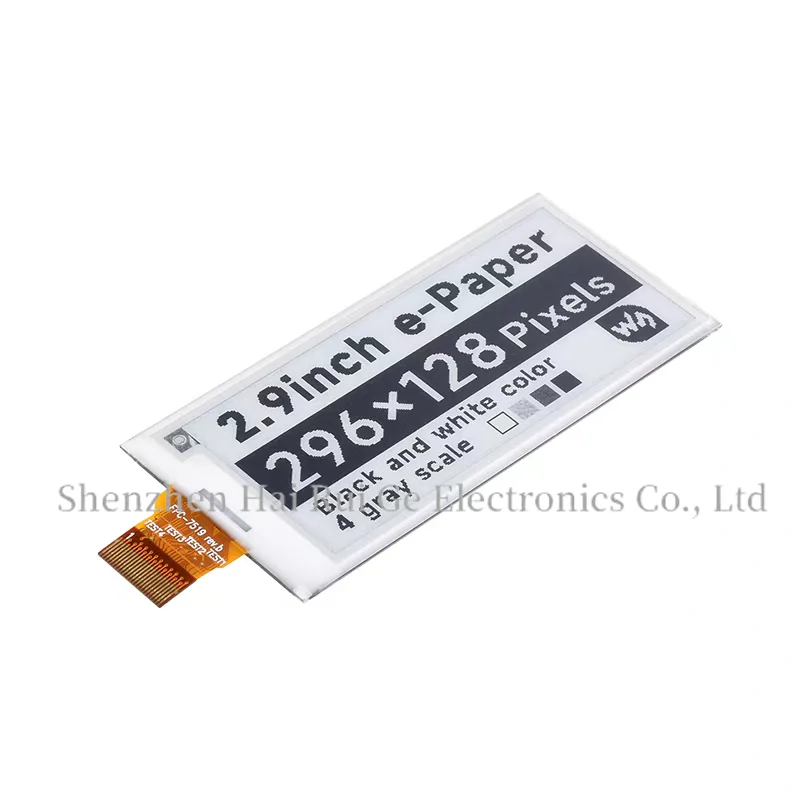 Weixue Raspberry Pi 3 Model B 2.9-inch E Ink Bare Display Screen SPI Interface Supports Partial Refresh