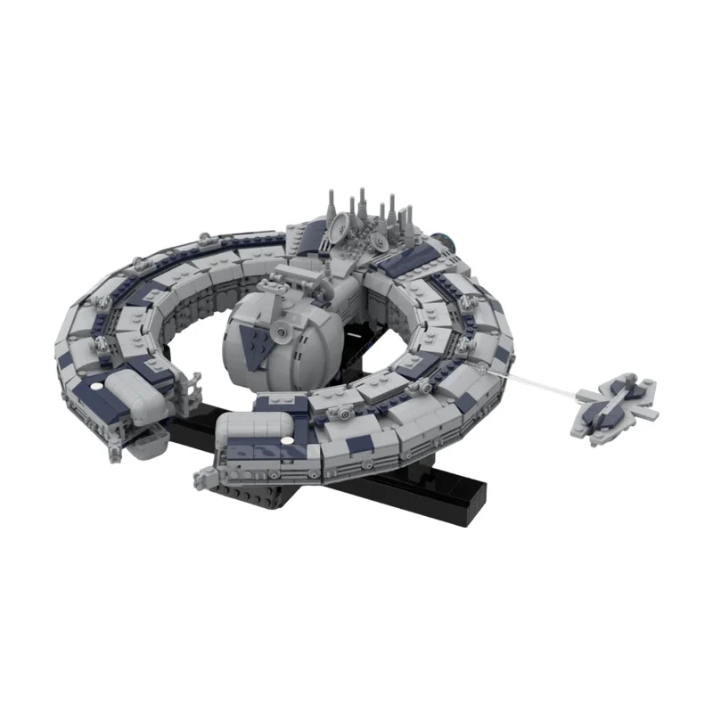 

Креативный набор строительных блоков MOC: научно-фантастический космический корабль, крутая модель звездолёта для коллекции и демонстрации на рабочем столе