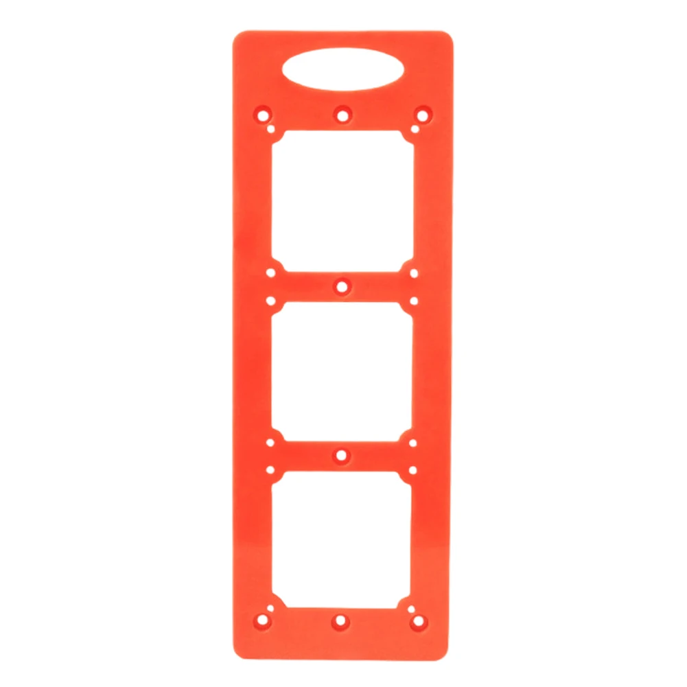 Electrical Installation Wire Box Template 86 Type with 14 Holes and 20 Holes for Socket Bottom Box and Switch Easy to Use Tool