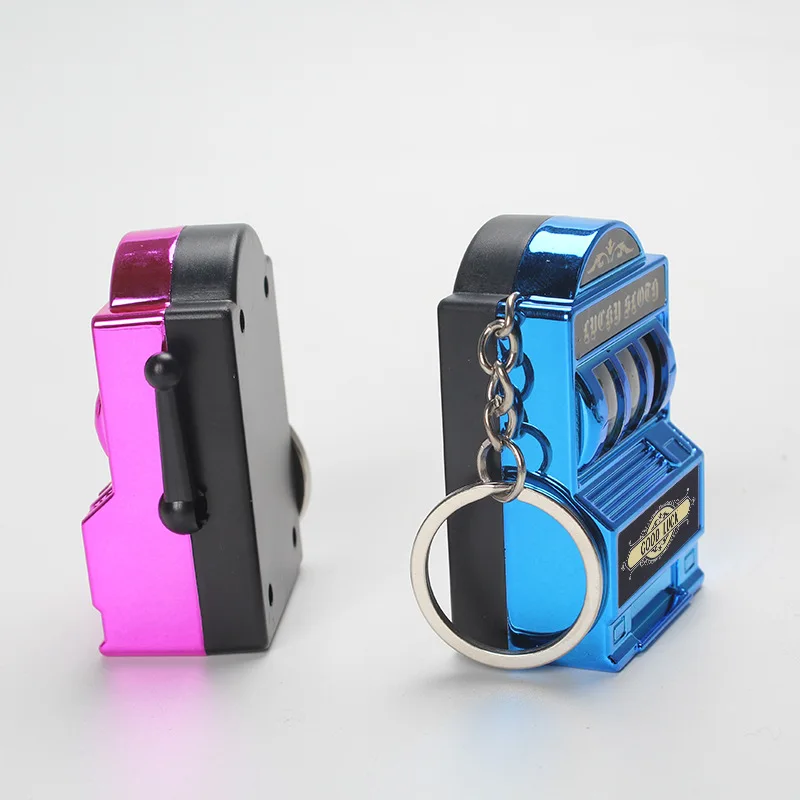 Creativo Mini Fruit Slot Machine Casino Lucky Charm Jackpot Portachiavi Portachiavi Ciondolo Slot Machine Portachiavi Regali novità