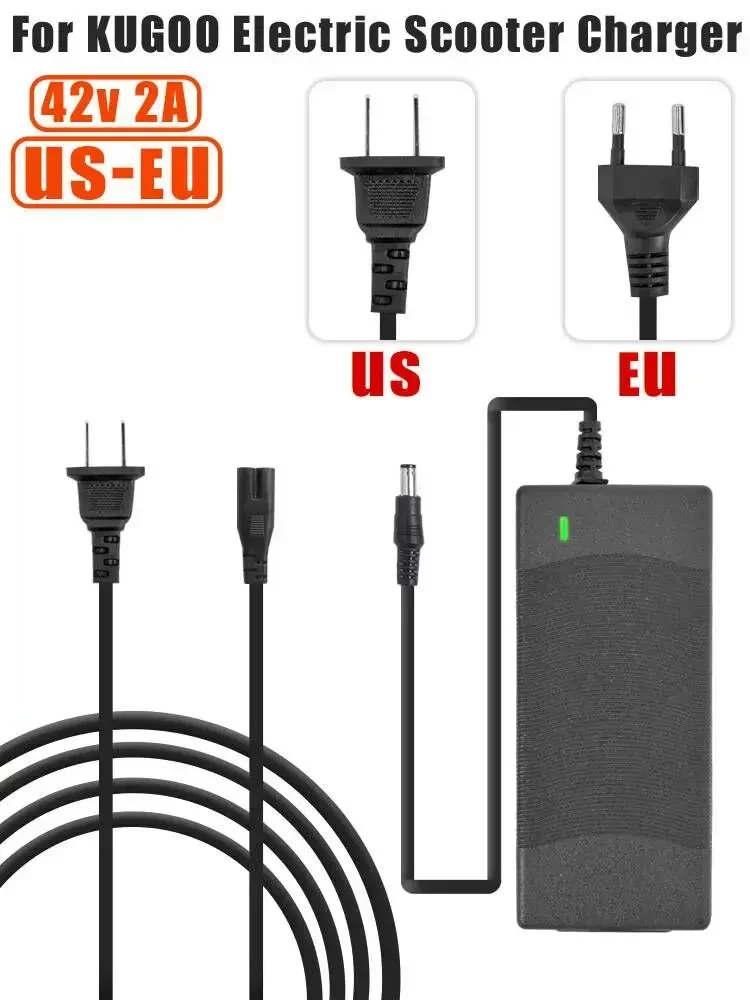 42V 2Ah Battery Charger Skateboard Accessories for  KUGOO S1 S2 S3 Power Electric Scooter Supply Battery Adapters view 4