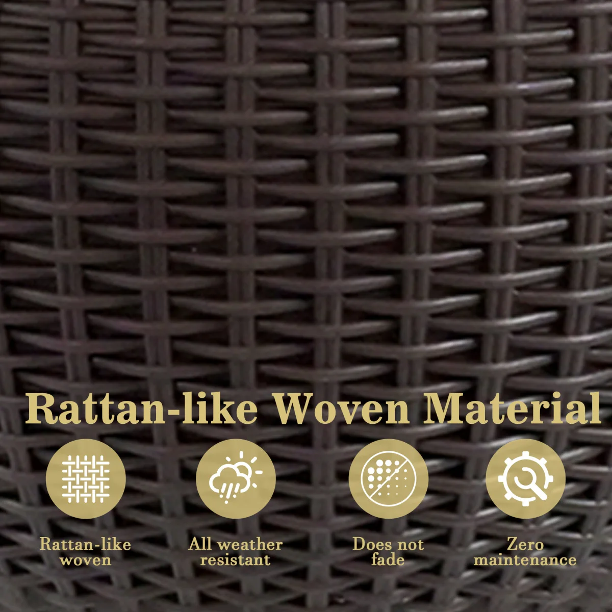13.4 inch Self-Watering Hanging Rattan-Inspired Planter Large Capacity, Root-Rot Resistant Water Storage with Water Level Indicator, Dual-Use for Indoor & Balcony Decoration (Pack of 2, Brown)   WL RR