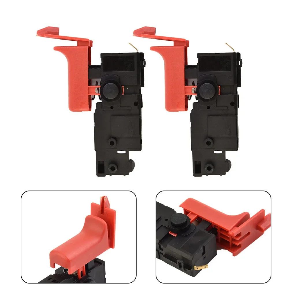 2PCS AC 220V Rotory Hammer Switch Electric Hammer Drill Switch Replacement For Bosch BH2-26DE GBH2-26DFR GBH 2-26E
