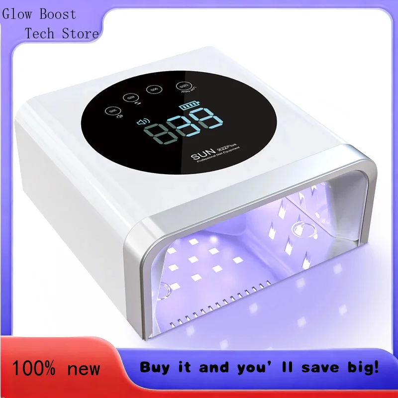 

Glow OEM ODM LED Nail Lamp 72W Rechargeable Cordless Gel Polish Nail Light Nail Dryer Acrylic Polish