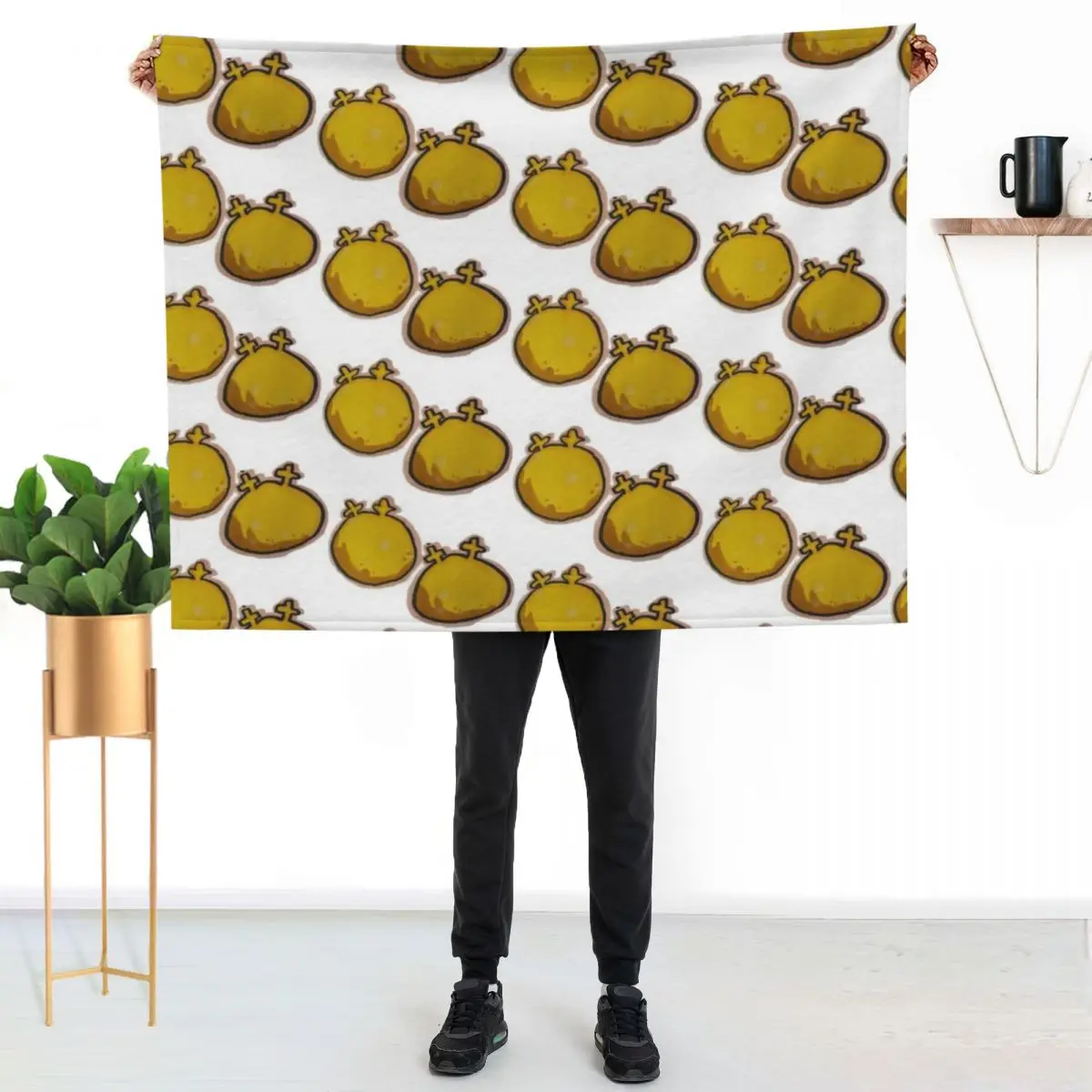 

Risk of rain 2 geep Throw Blanket Easy Care Comfortable Blanket for Couch