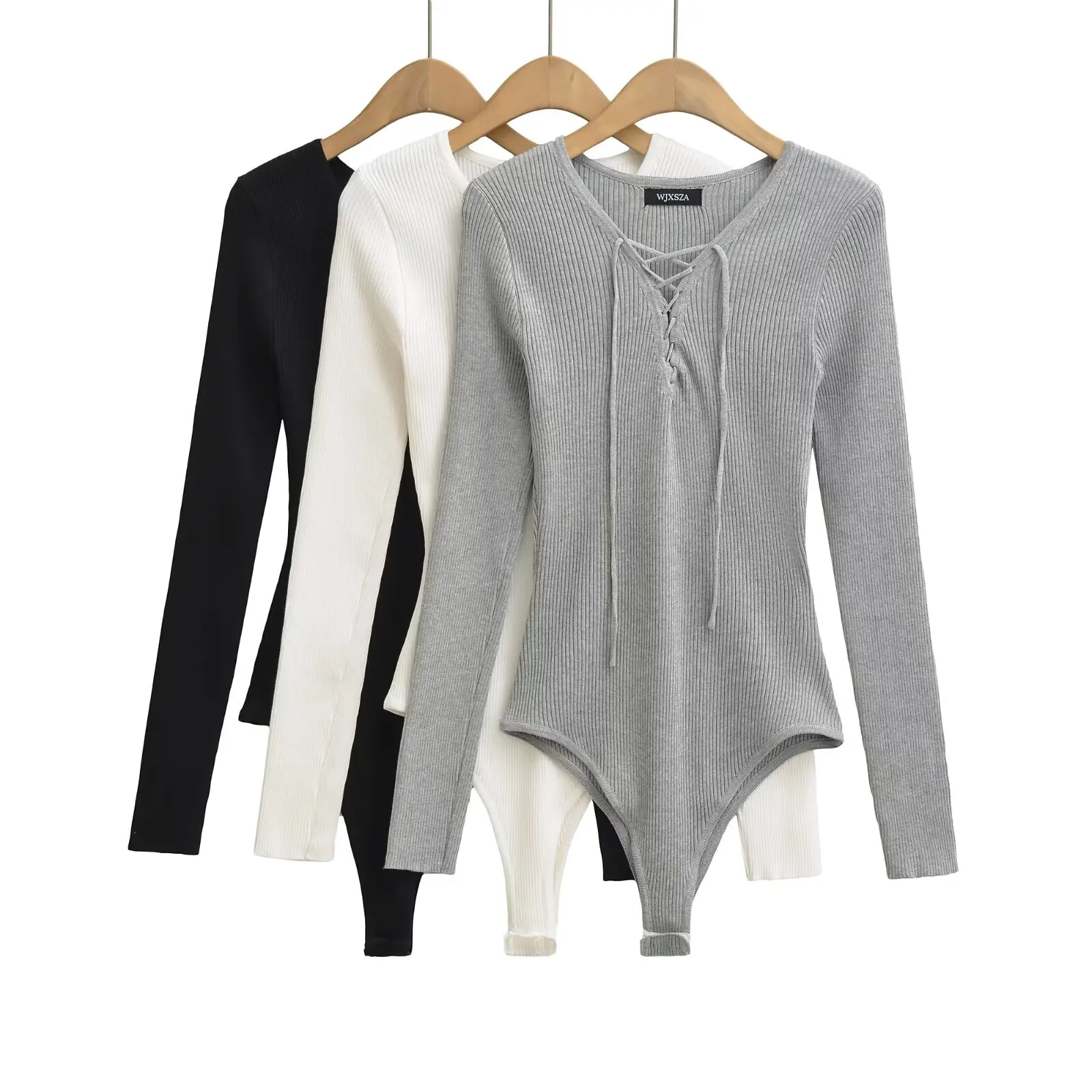 

Slimming V-Ne-Piece Suit k Button Sweet Girls Casual Long Sve Jumpsuit Commute Sle Straight Tube China Made