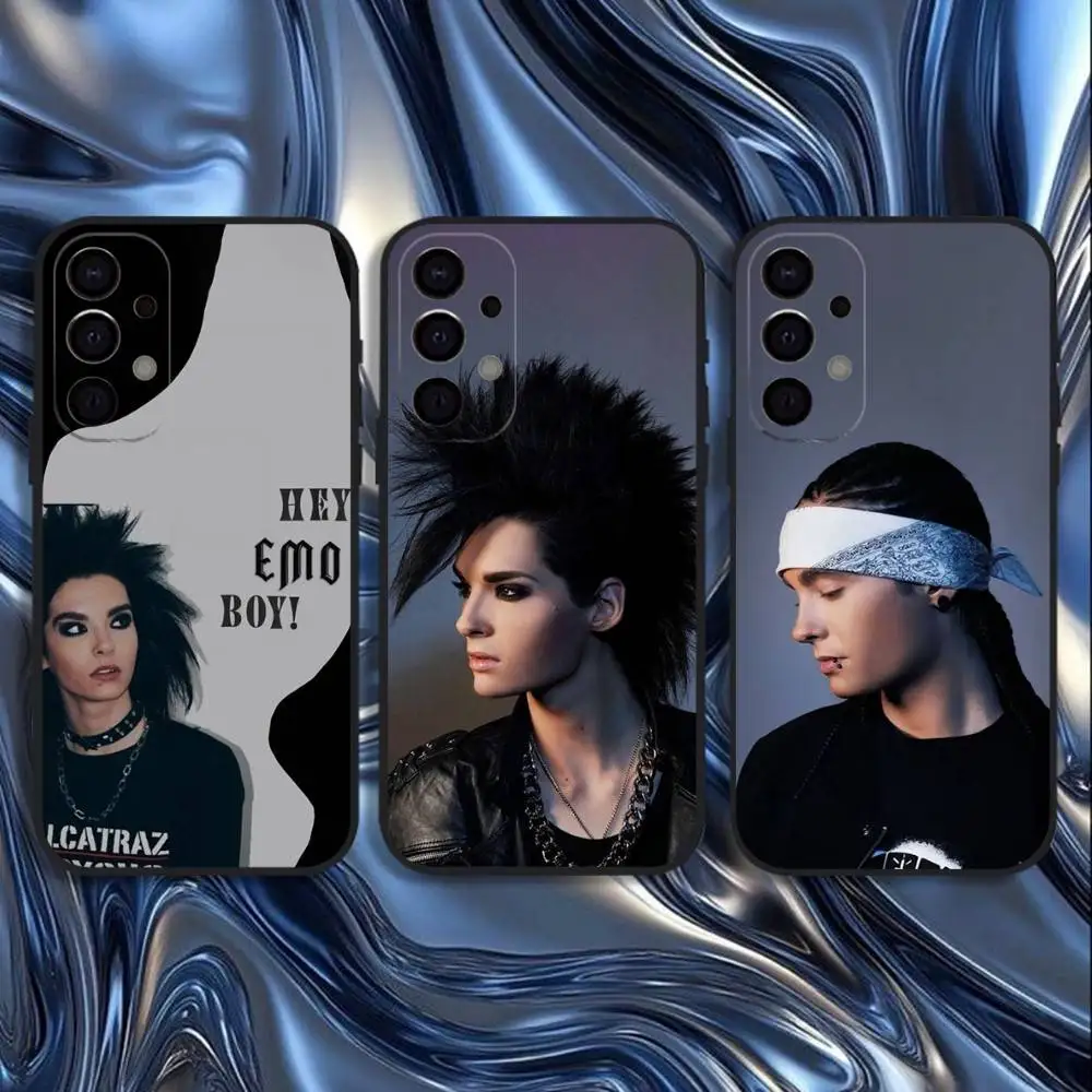 

Чехол для телефона Singer Bill Tom Kaulitz Tokio Hotel для Samsung S25, S24, S21, S22, S23, S30, Ultra, S20, Plus, Fe, Lite, черный чехол 5G