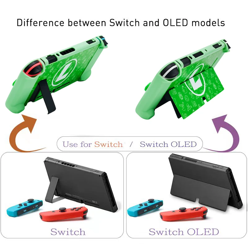 닌텐도 스위치용 OLED 보관 가방, Luig 맨션 스타일 보호 운반 케이스, 쉘 커버, 닌텐도 스위치 게임 액세서리