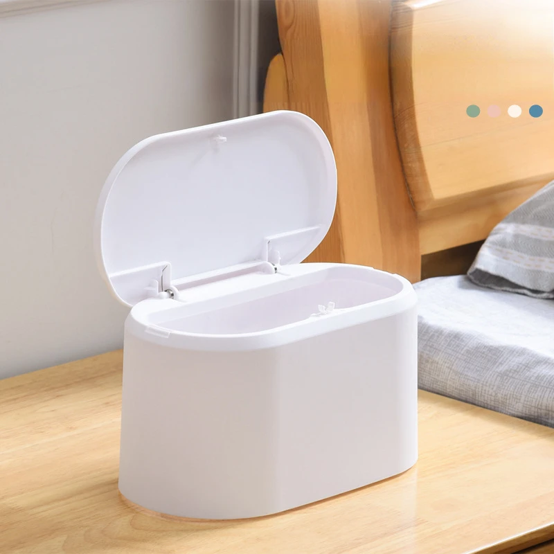 Waste Bin Small Trash Can Mini Desktop Ashcan Litter Trash Little Table Top Trash Can For Desk Home Supplies