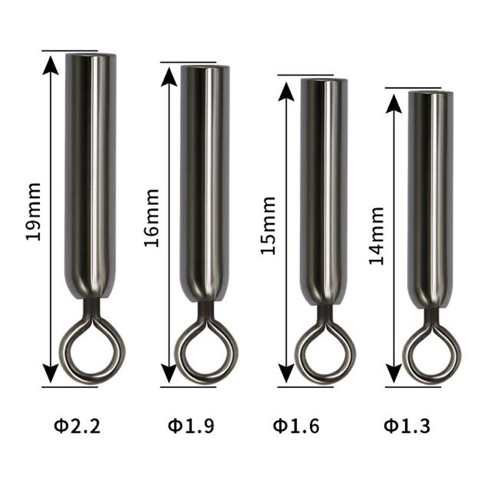 30 stücke 360 Grad Gerade Schwimmt Stecker Wirbel Gerade Typ Angeln Schwimmt Halter Messing Verschleiß Widerstand – Detail 1
