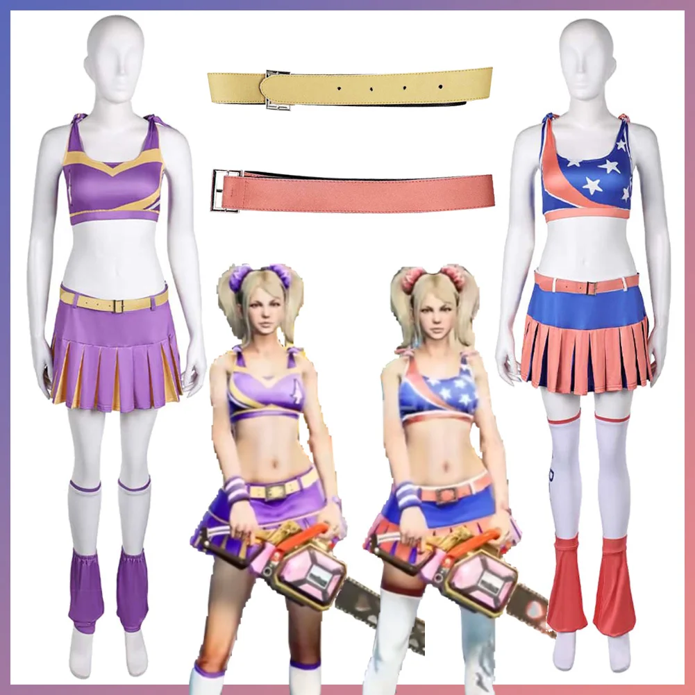 Disguise Cute Juliet Starling Cosplay Sexy Clothing Anime Game Re Lolipop Of Chainsaw Costume Women Roleplay Fancy Party Clothes