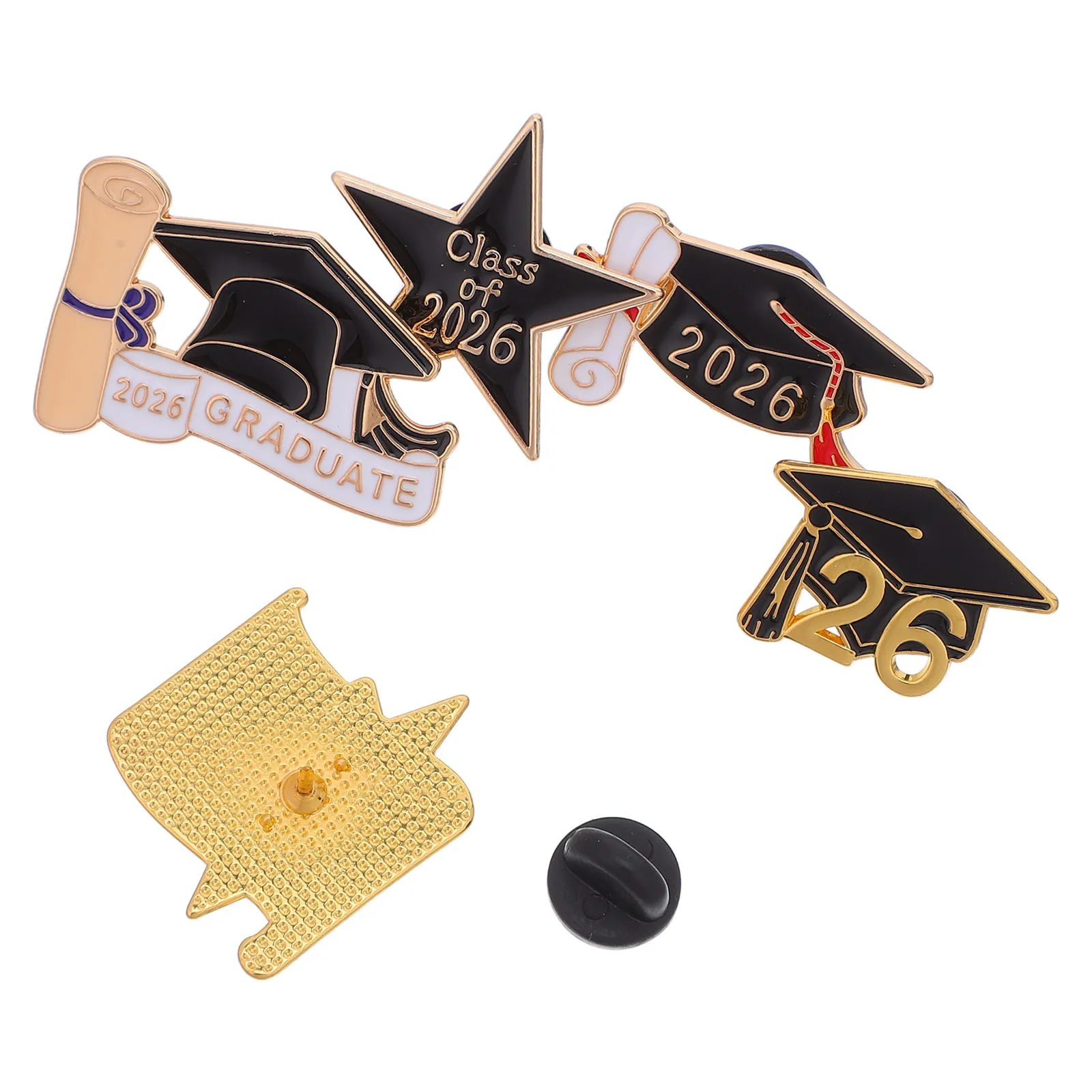 بروش موسم التخرج دبوس كلاسيكي تصميم أنيق شارة أنيقة هدية مثالية لملحقات الاحتفال بالخريجين #2