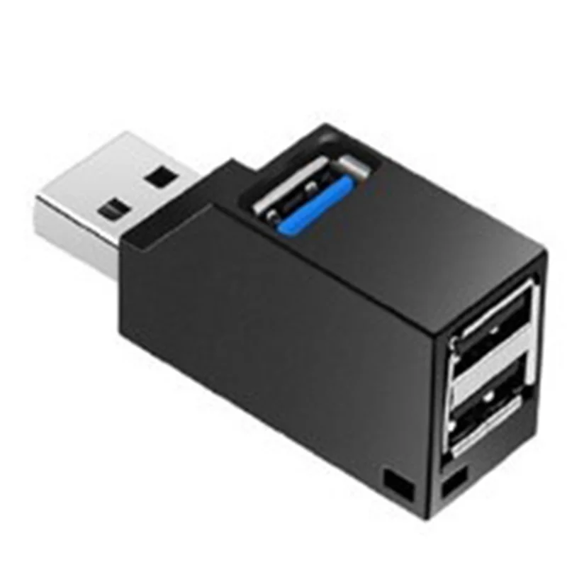 A19E-USB 3.0 Hub Adapter Extender Mini 3 Port Breakout U Disk Card Reader For Computer Laptop USB 2.0 Hub PC Accessories