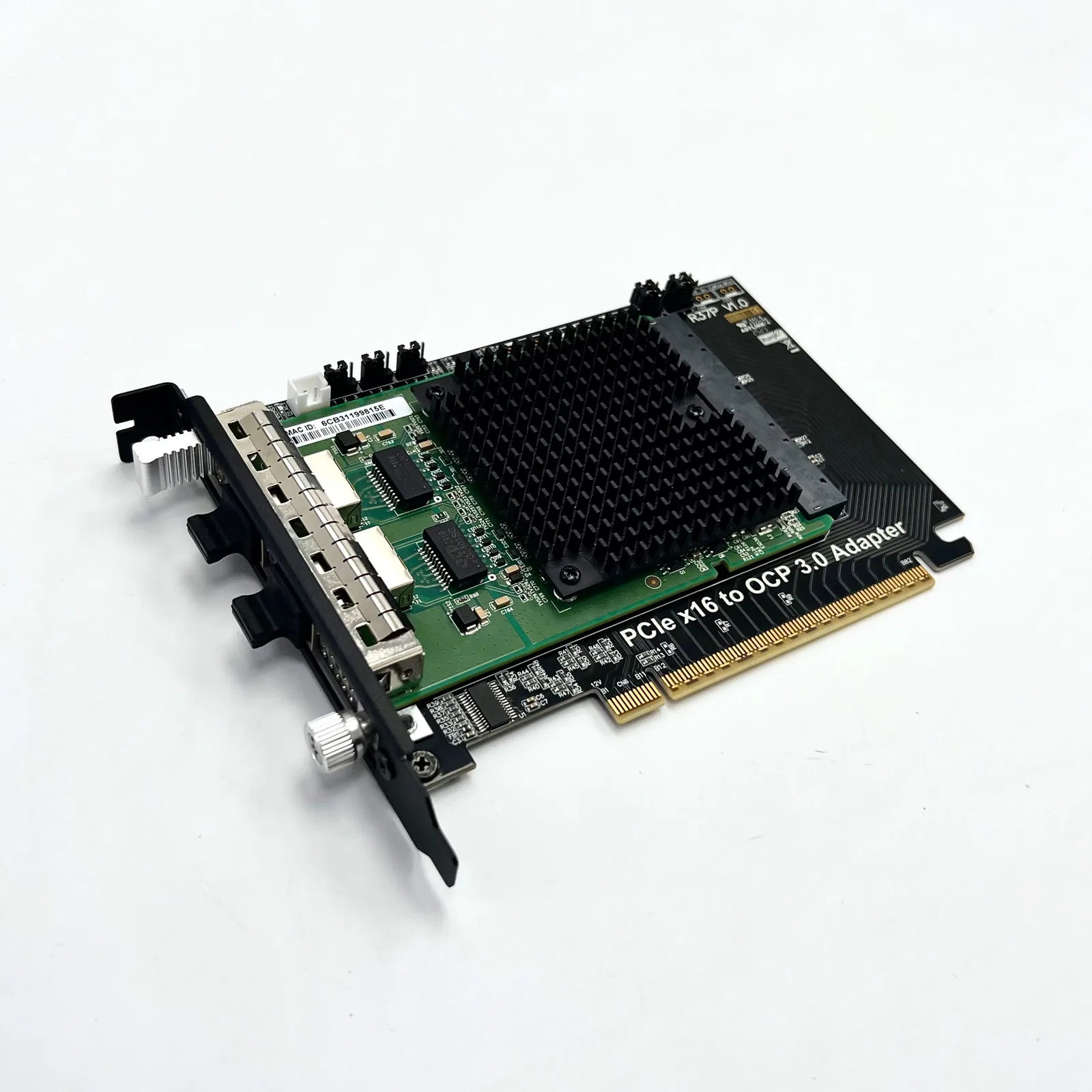 PCIe 5.0 16X to Gen-Z 4C+/SFF-TA-1002 Adapter Module Card Support OCP NIC3.0 External Laptop PCIe x16 Bifurcation Expansion Card