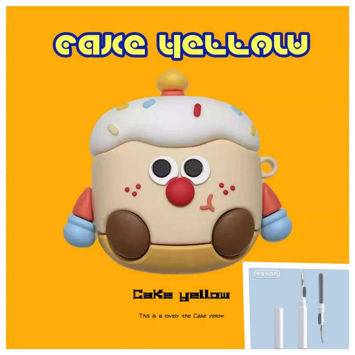 for Samsung Galaxy Buds 4Pro 3D Cute Cartoon Case Soft Silicone Protective Case Cover for Galaxy Buds4 with Keychain&Cleaner Kit