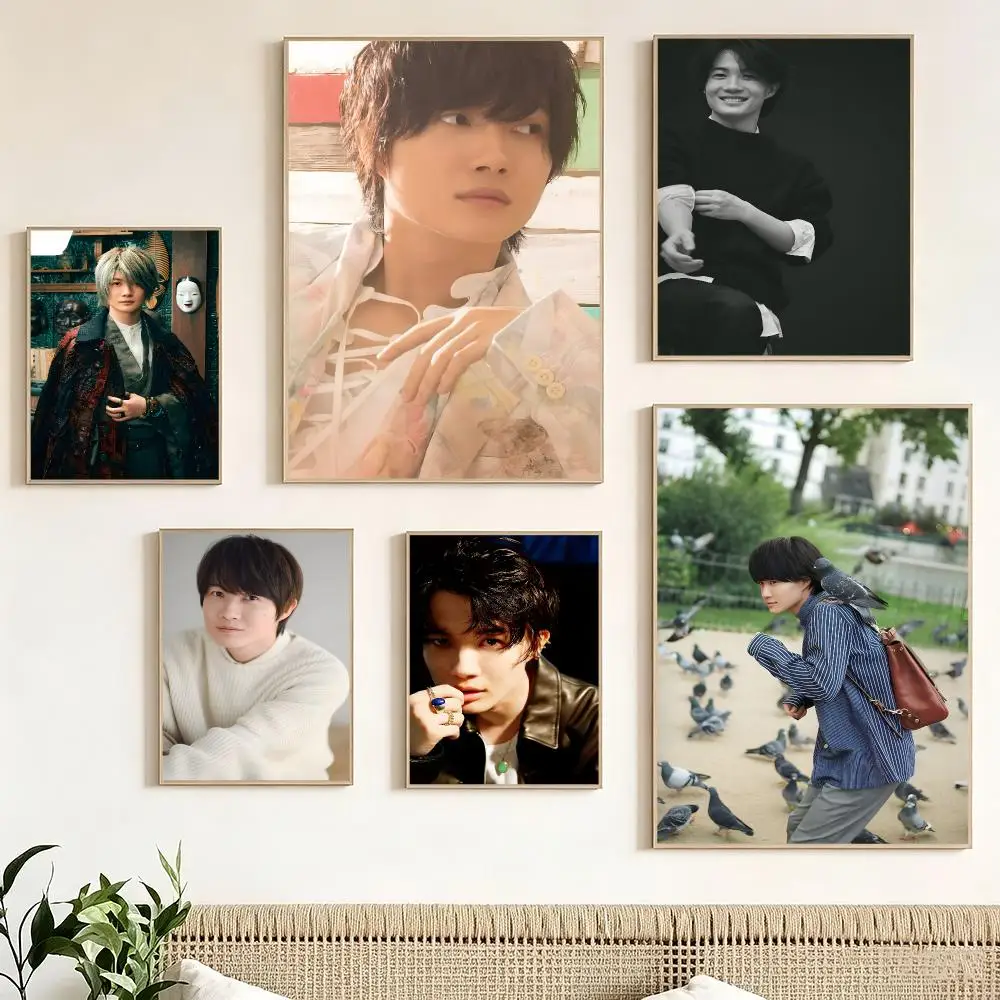 Japanese Voice Actor R-Ryunosuke Kamiki Poster Pegatina artistica HD autoadhesiva impermeable para salon dormitorio