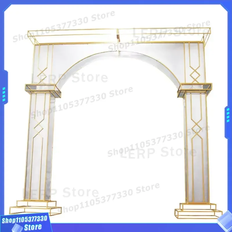 DIY Wedding Arch Lightweight Material Easy Assembly Ceremony Decoration Backdrop for Outdoor Indoor Party Event Supplies