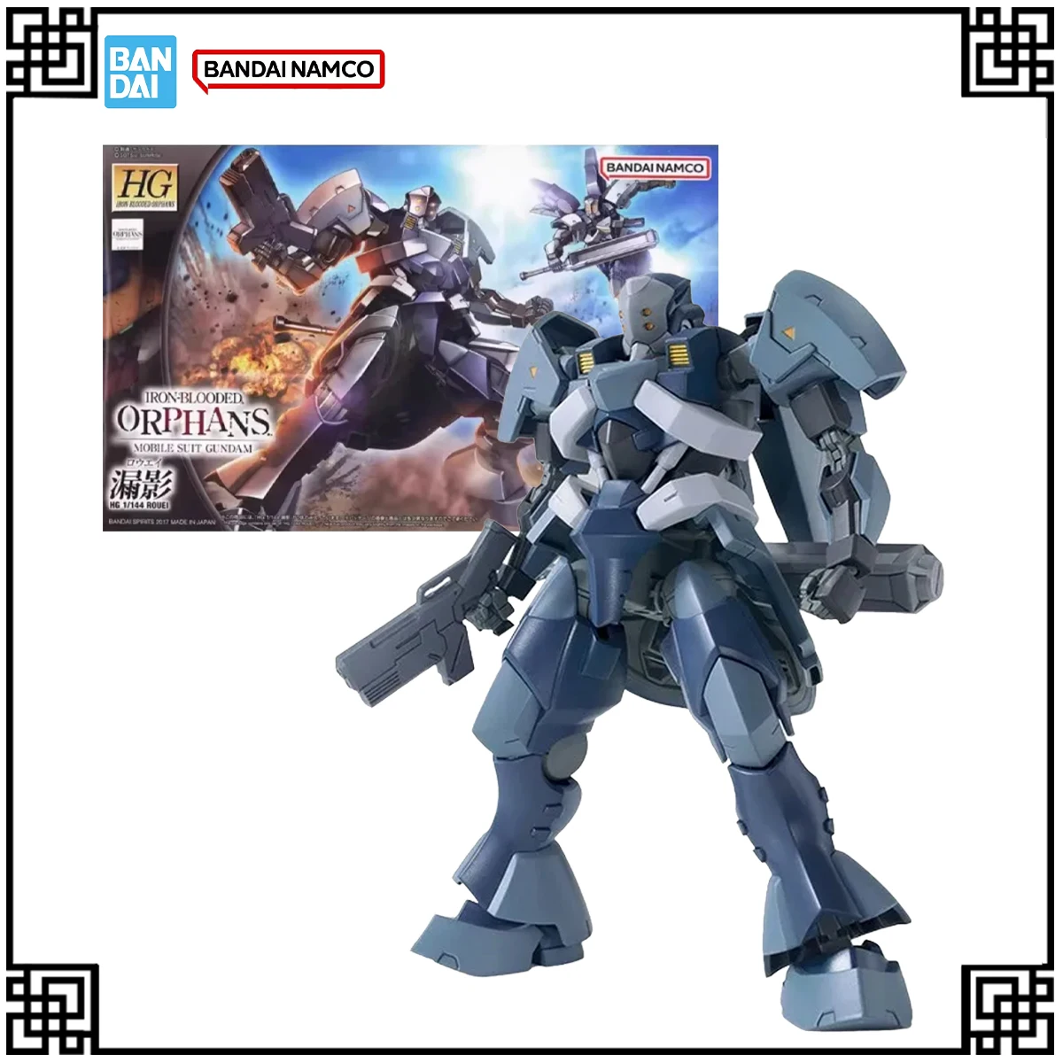 

Bandai Genuine In stock Gundam HG 1:144 Shadowing IRON-BLOODED ORPHANS Anime Action Figure Assembly Model Toys For Kids Gifts