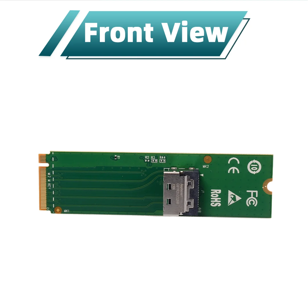 M.2 To MCIO 4I Adapter Card High Speed Driver-free NVMe To U.2 SFF-8639 Expansion Card for Server PC Expansion
