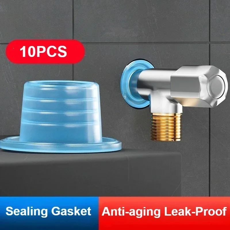 Silicone Sealing Ring Faucet Leak-proof Sealing Gasket Prevent Dripping Leak-proof Sealed Buckle Threaded Pipe Fitting Plug