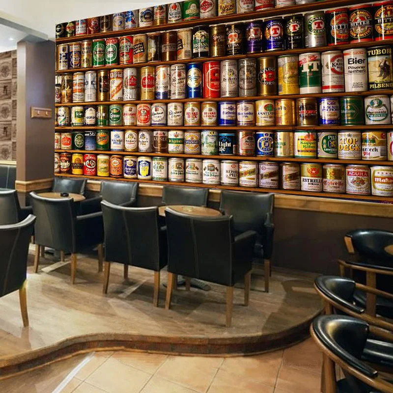 

Индивидуальные фотообои: пиво, бар, KTV, отель, кафе, гостиная, фон для телевизора, настенное панно для спальни, 8D-фреска для ресторана