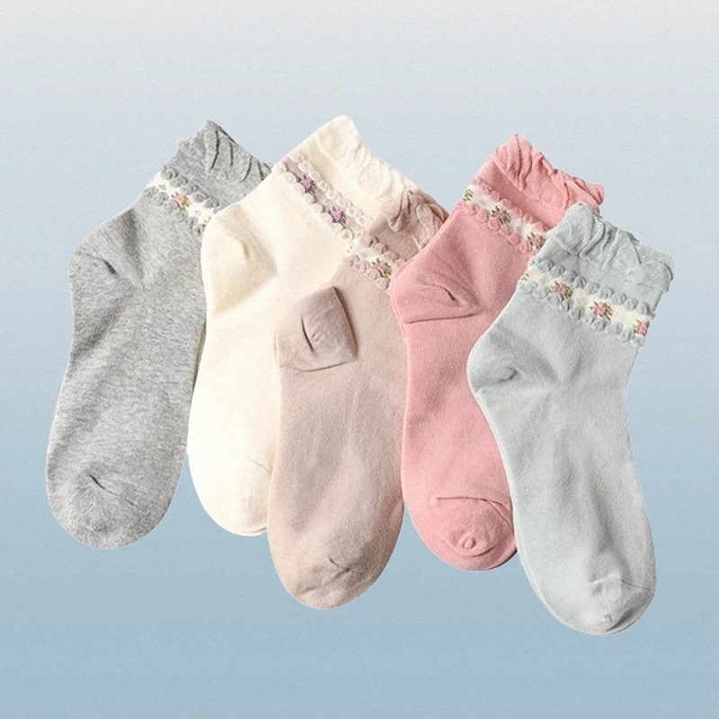 5/10 Pairs New Cotton Casual Socks Confinement Socks Loose-fitting Curled Socks Pregnant Women Socks Thin Confinement Socks