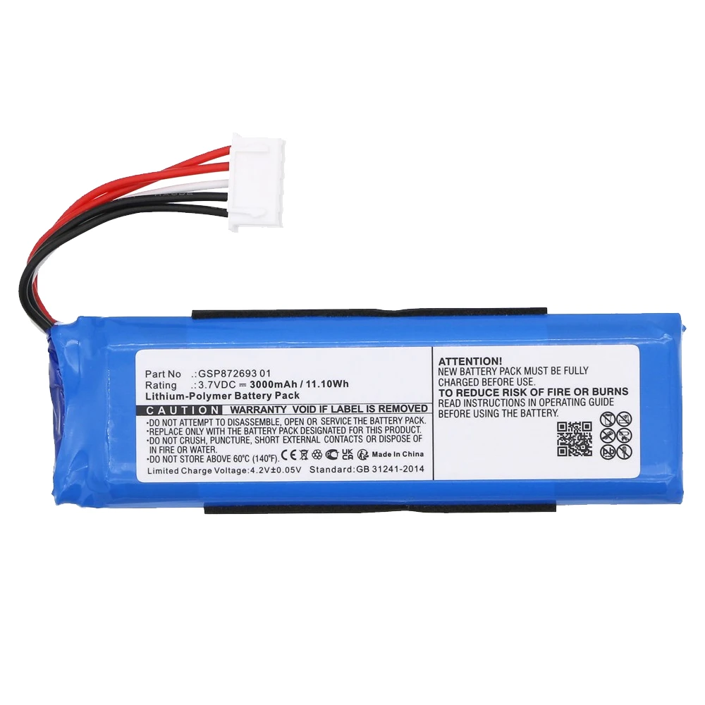 100% New High Capacity Battery For JBL Flip 4 Flip4 Special Edition GSP872693 01 3000mah Batteries Bateria + Tools view 2