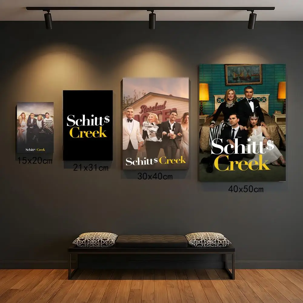 tv series S-Schitts Creek-K Poster Self Adhesive Wall Decor for Modern Home Cafe Office and Bar