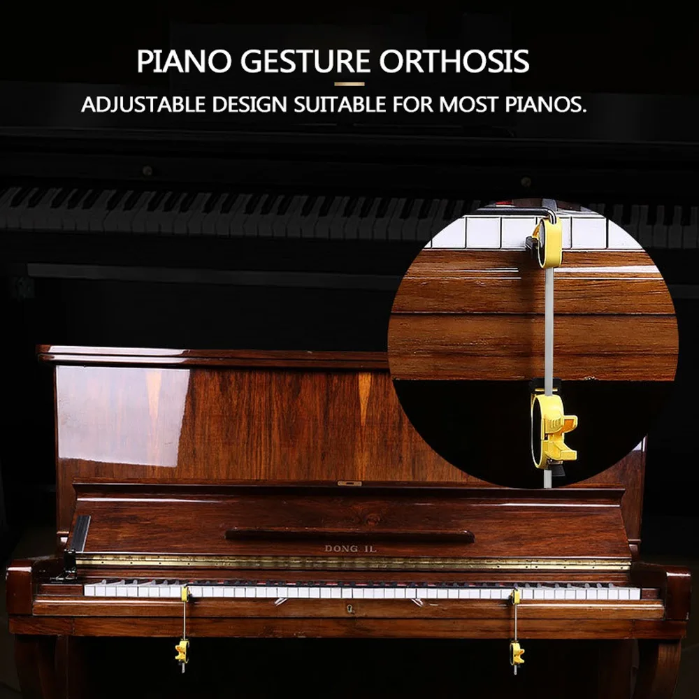 

Adjustable ​Piano Hand Gesture Orthoses ​Wrist Support​ ​Posture Correction​ ​Finger Straightener​ ​Finger Corrector​