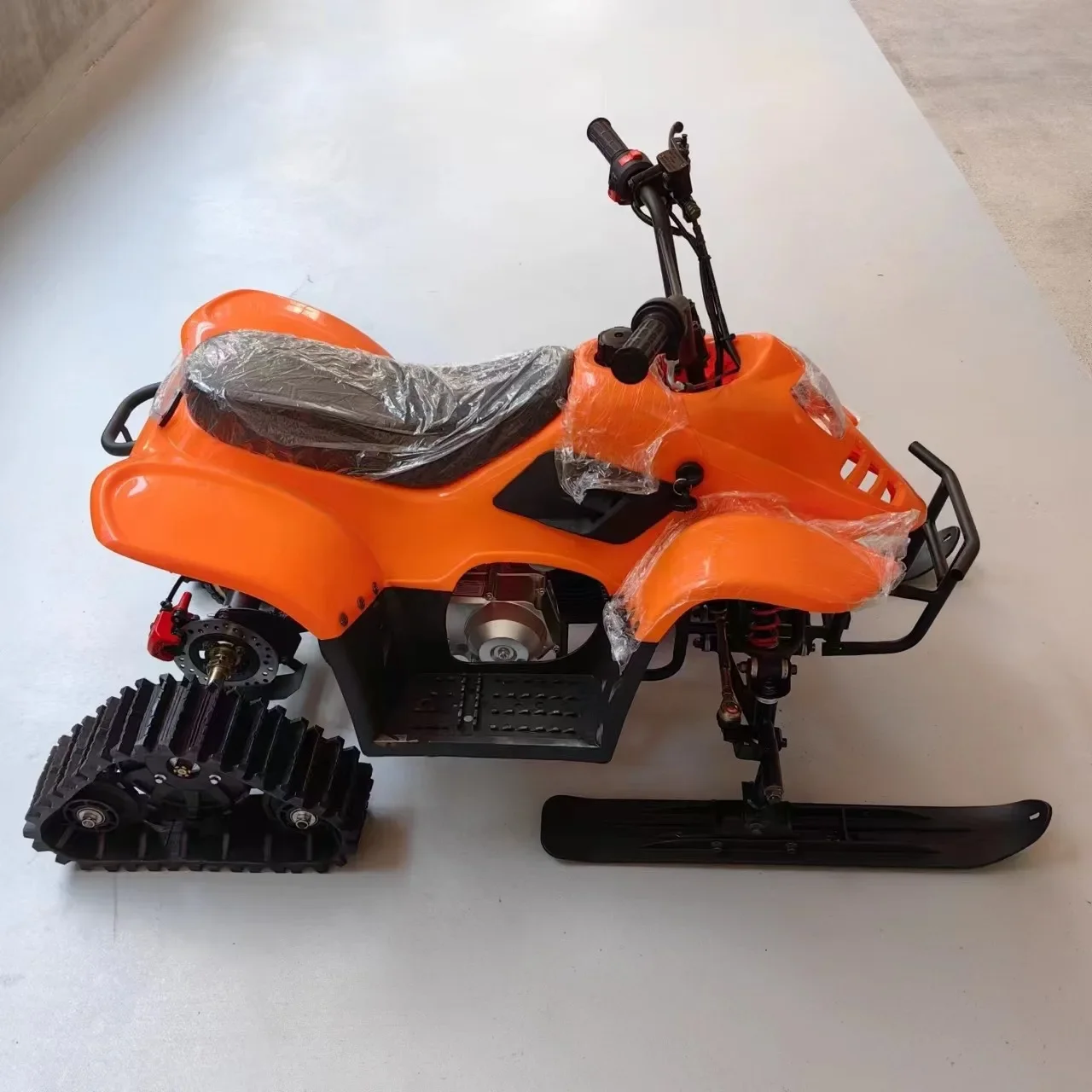 1700*600*500mm Track Snow Vehicle Tracked Wheeled 110CC Automatic (No Reverse Gear) 50KM/H For Children