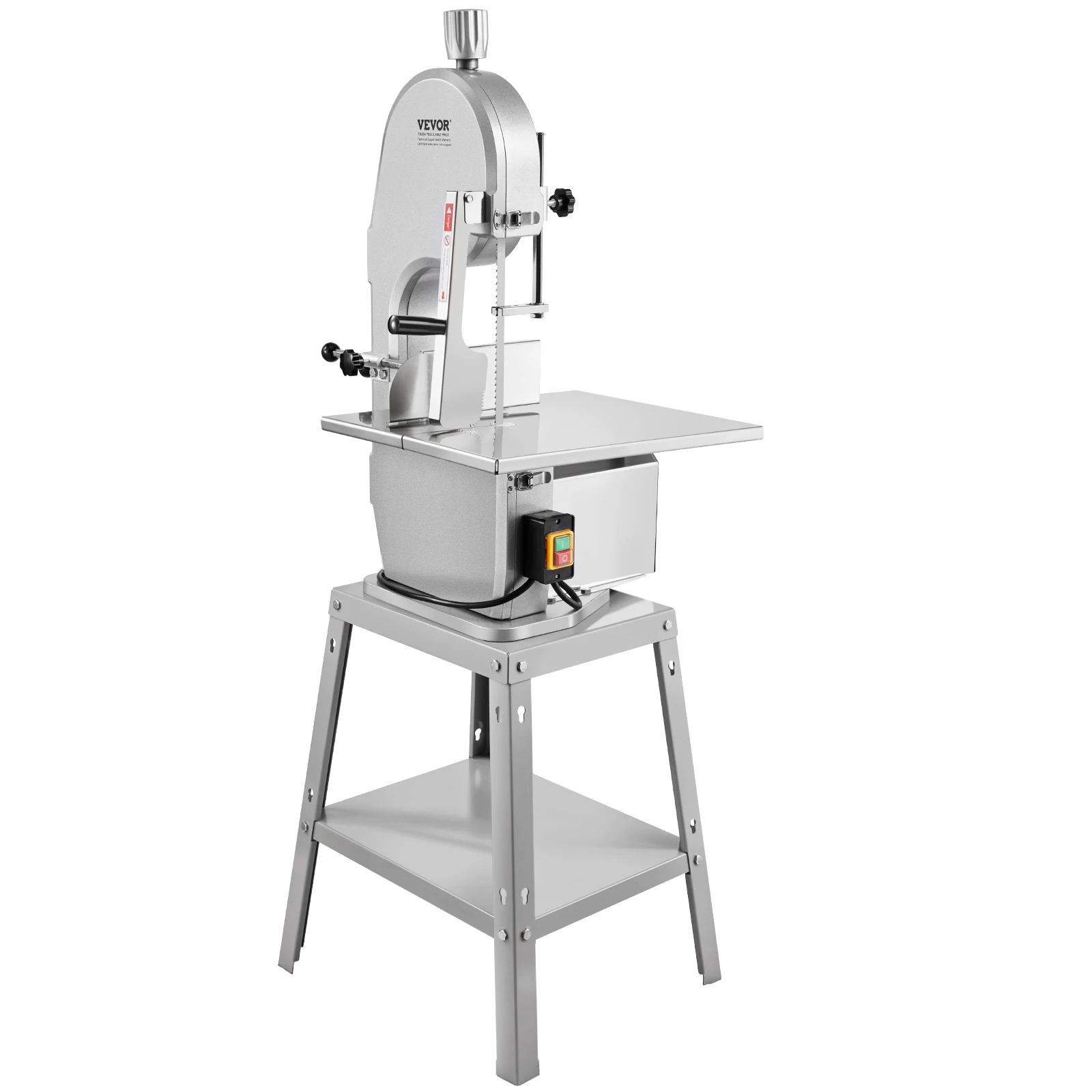 VEVOR Electric Meat Saw, 1800W Stainless Vertical Cutter, 19.1