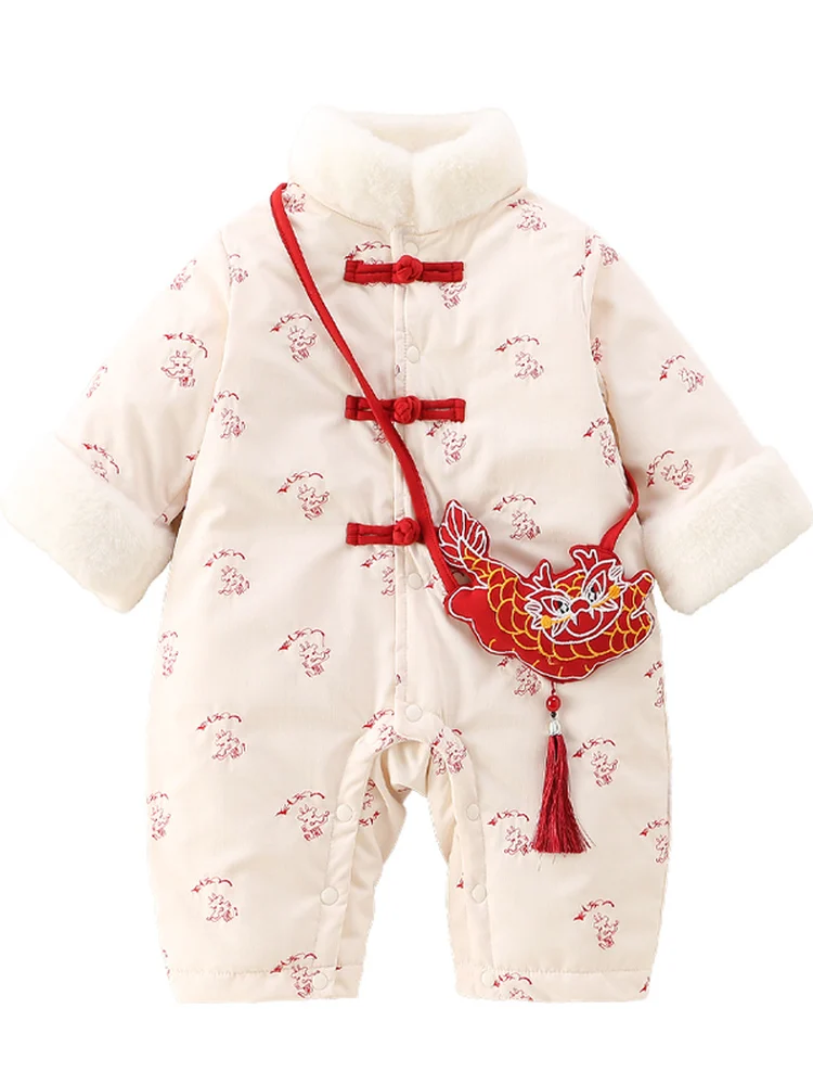 

Осенне-зимняя теплая хлопковая одежда для девочек на сто дней и первый день рождения, для младенцев и детей