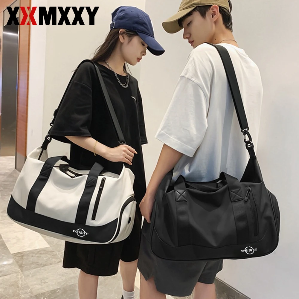 

1PCS Gym Bag for Women and Men with Shoe Compartment & Wet Pocket - Duffle Bag for Travel Sports Fitness Workout Athletic