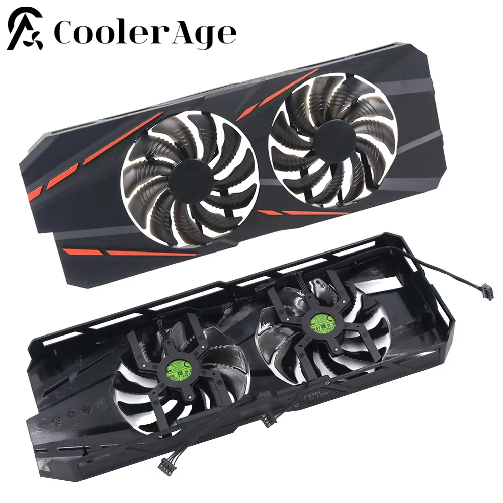 

For Gigabyte GTX 1060 G1 GAMING 6GD REV.2.0 Replacement Graphics Card Fan with Shell Case New Otiginal