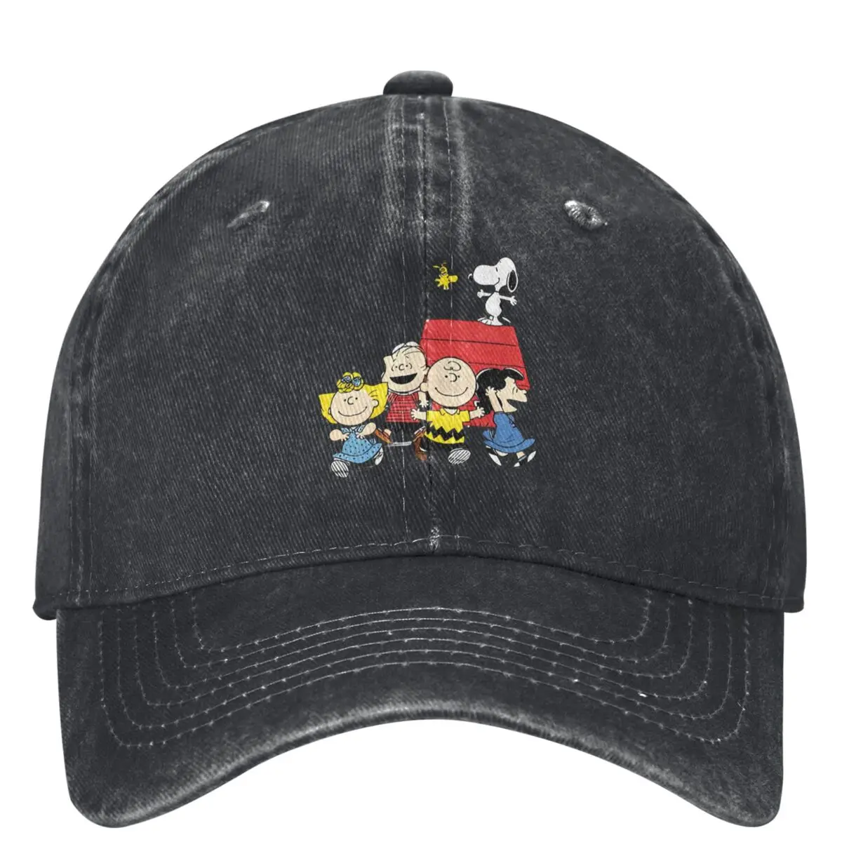 Peanuts Comiv Gang Group Washed Baseball Cap Fashion Hip Hop Dad Hats Summer Couple Women Outdoor Sport Designer Baseball Caps