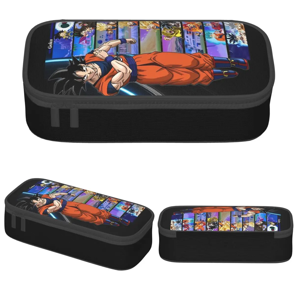 Goku Pencil Case Lovely Dragon Ball Pen Holder Makeup Bags Girls Boys Big Capacity Students School Gift Pencil Pouch