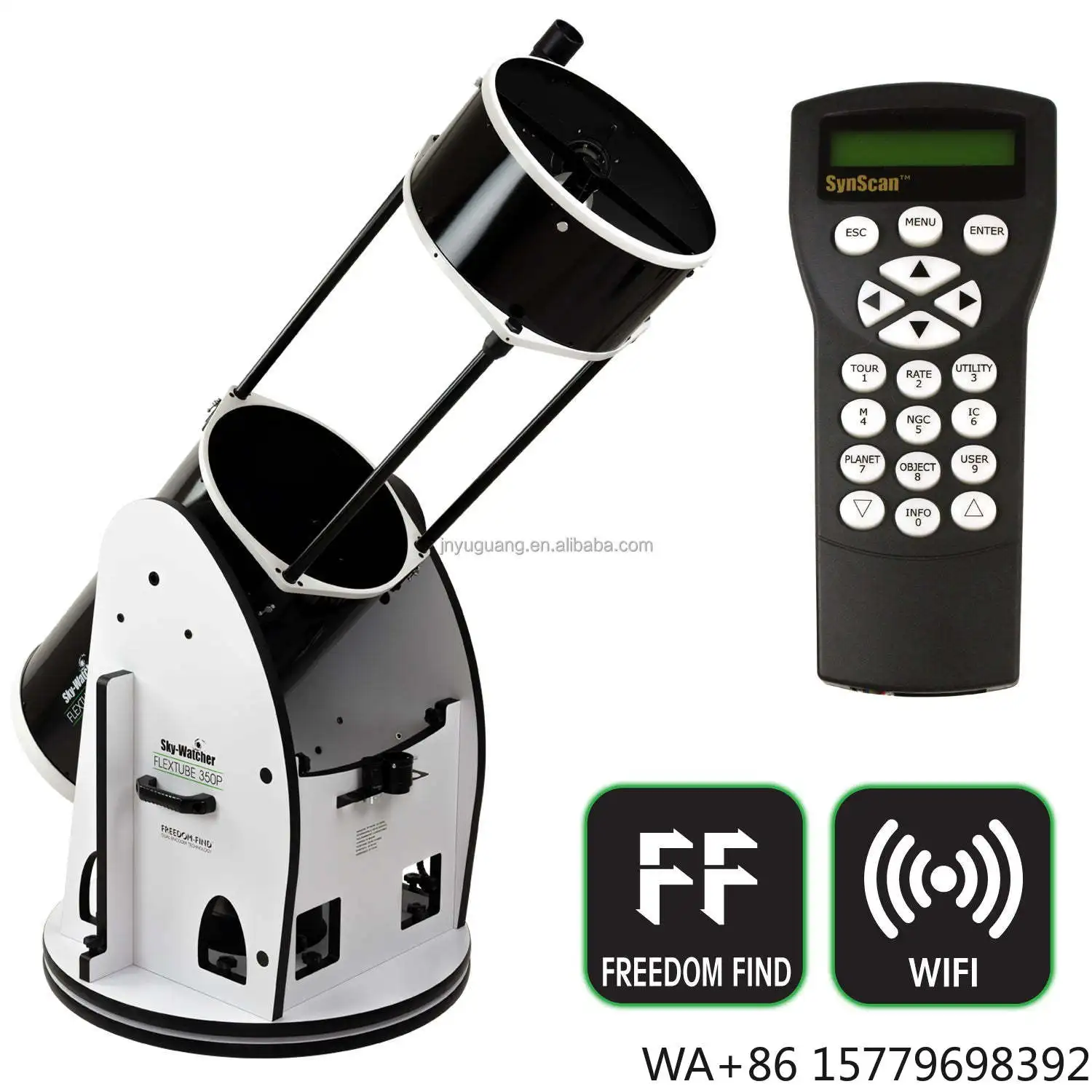 Skywatcher DOB14S Telescope Astronomic Professional   Newtonian 14 Inch Flextube 350P SynScan GoTo Collapsible Dobsonian