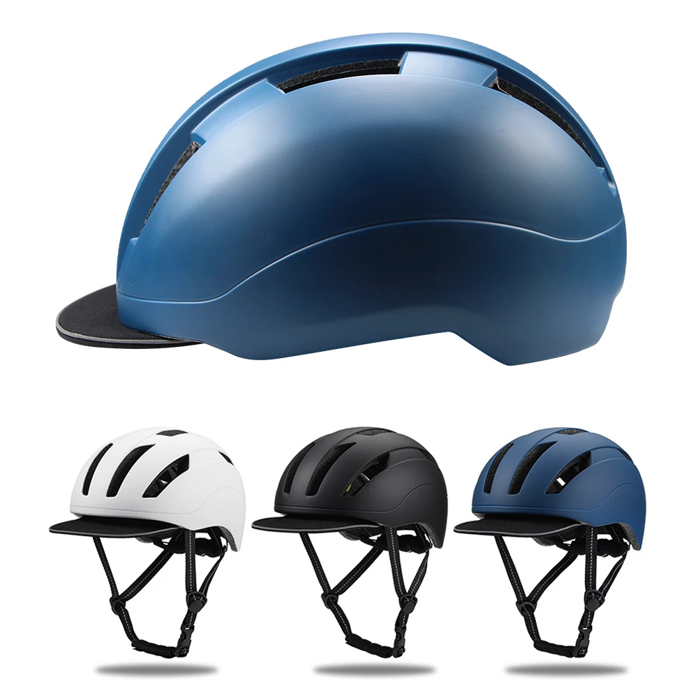 Adult Bike Helmet Lightweight EPS Safety Helmets, Adjustable Cycling Cap for Men Women Comfortable Ventilation Helmets for Road