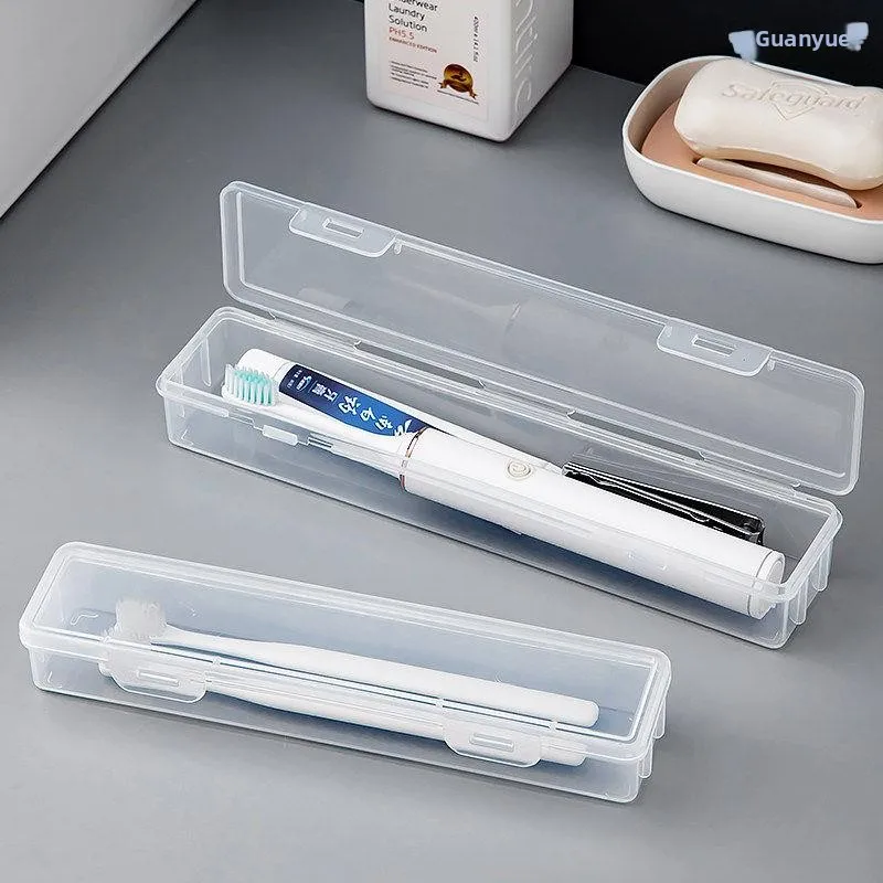 

Travel Toothbrush Storage Box Cup Style Mouthwash Set Toothbrush Drain Cover Stainless Steel Portable Bathroom Tools