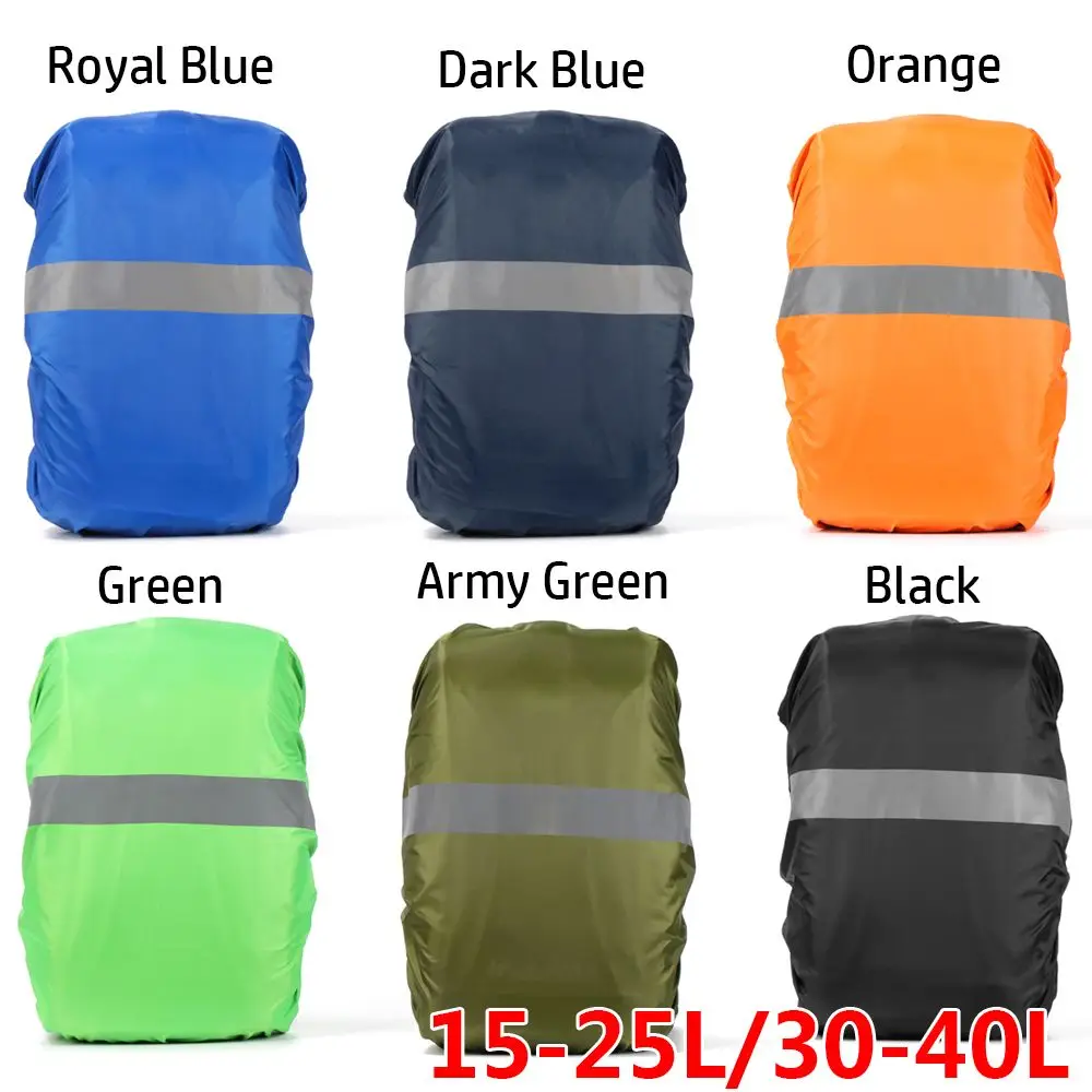 20/35L Rain Cover Backpack Reflective Waterproof Bag   Outdoor Camping Hiking Climbing Dust Raincover