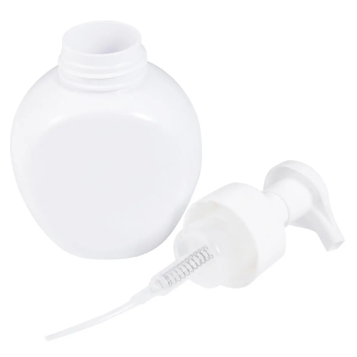 

2Pcs Foaming Mousse Bottle Pet Plastic 300Ml Refillable Portable Travel Pump Dispenser for Lotion Soap Foaming Mousse Bottle