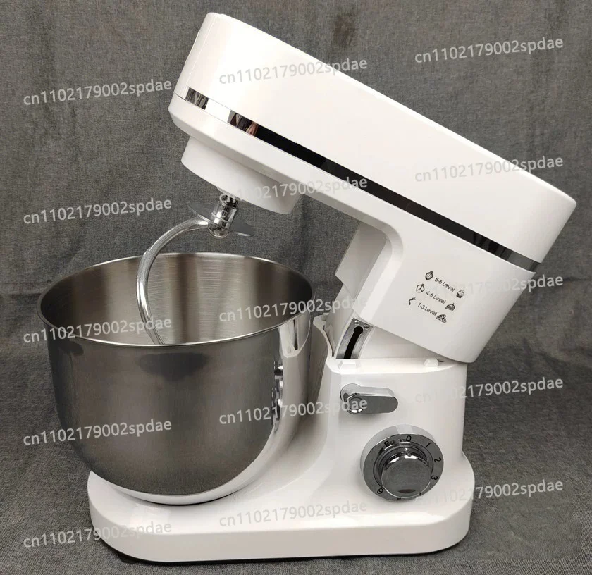 5 QT Bowl 6 Speed Electric Stand Mixer Kitchen Food Mixing Machine With Egg Whisk Dough Hook And Flat Beater 220 V