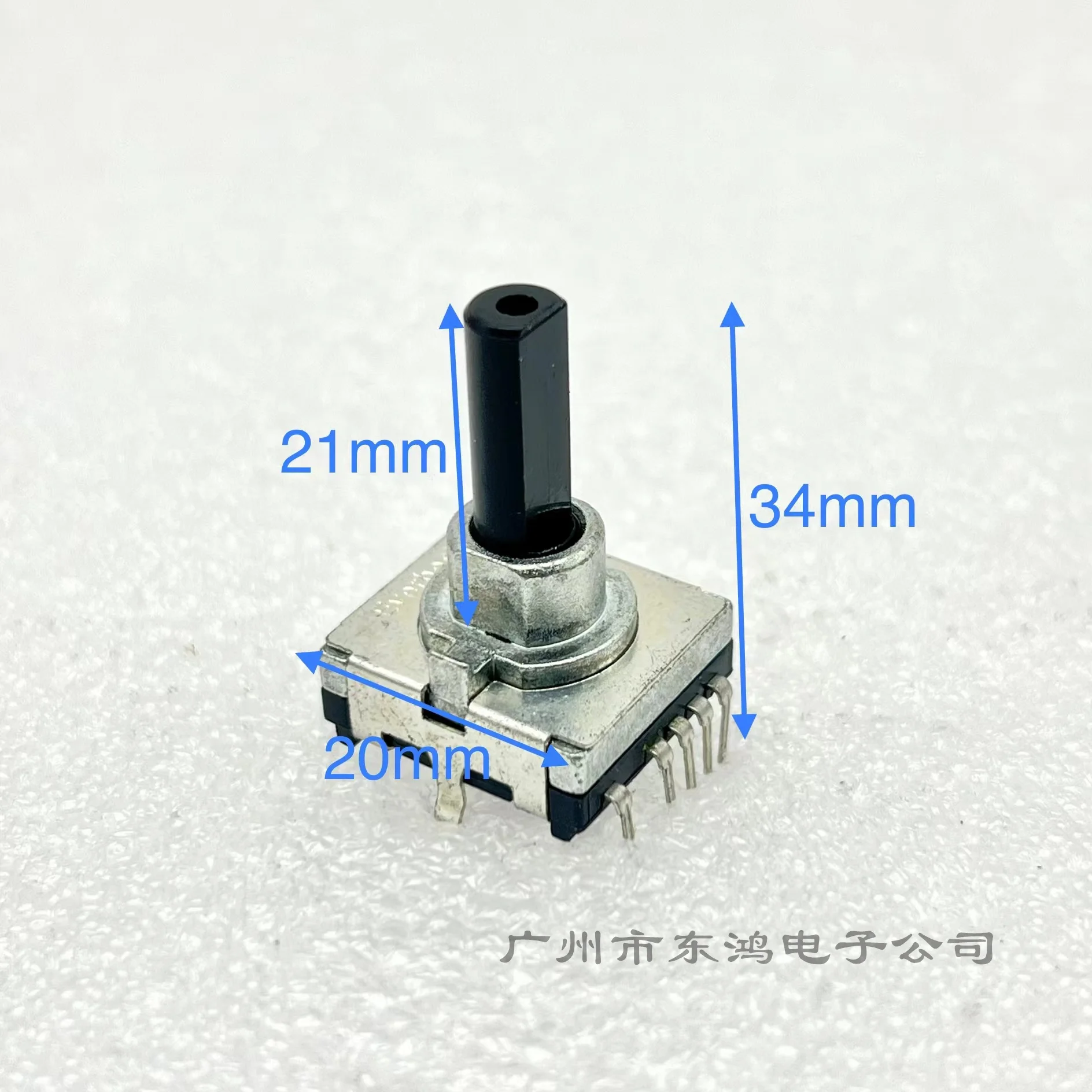 1 PCS Taiwan Everbest Encoder SR18A-D1-21P-12CC 12 Positioning Number 12 Pulse Shaft length 21MM