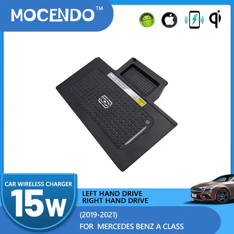 벤츠 A 클래스 W177 W247 A180 A200 AMG A35L B 클래스 B200 GLA GLB CLA 2019 2020 15W 고속 자동차 무선 충전기 자동차 액세서리 벤츠 A 클래스 W177 W247 A180 A200 AMG A35L B 클래스 B200 GLA GLB CLA 2019 2020 15W 고속 자동차 무선 충전기 자동차 액세서리