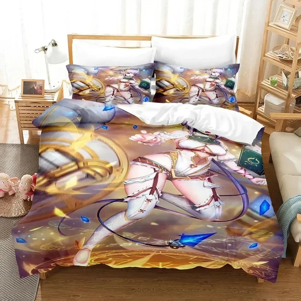 

3D Print Anime Atelier Sophie Bedding Set Single Twin Double Queen King Cal King Size Bed Linen Set