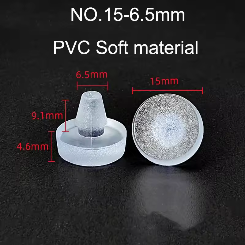 10/20pcs Round PVC Furniture Foot Nail Rubber Glide Nail Office Table Chair Leg Floor Protector Round Sliding Disc Noise Killer - Image 8
