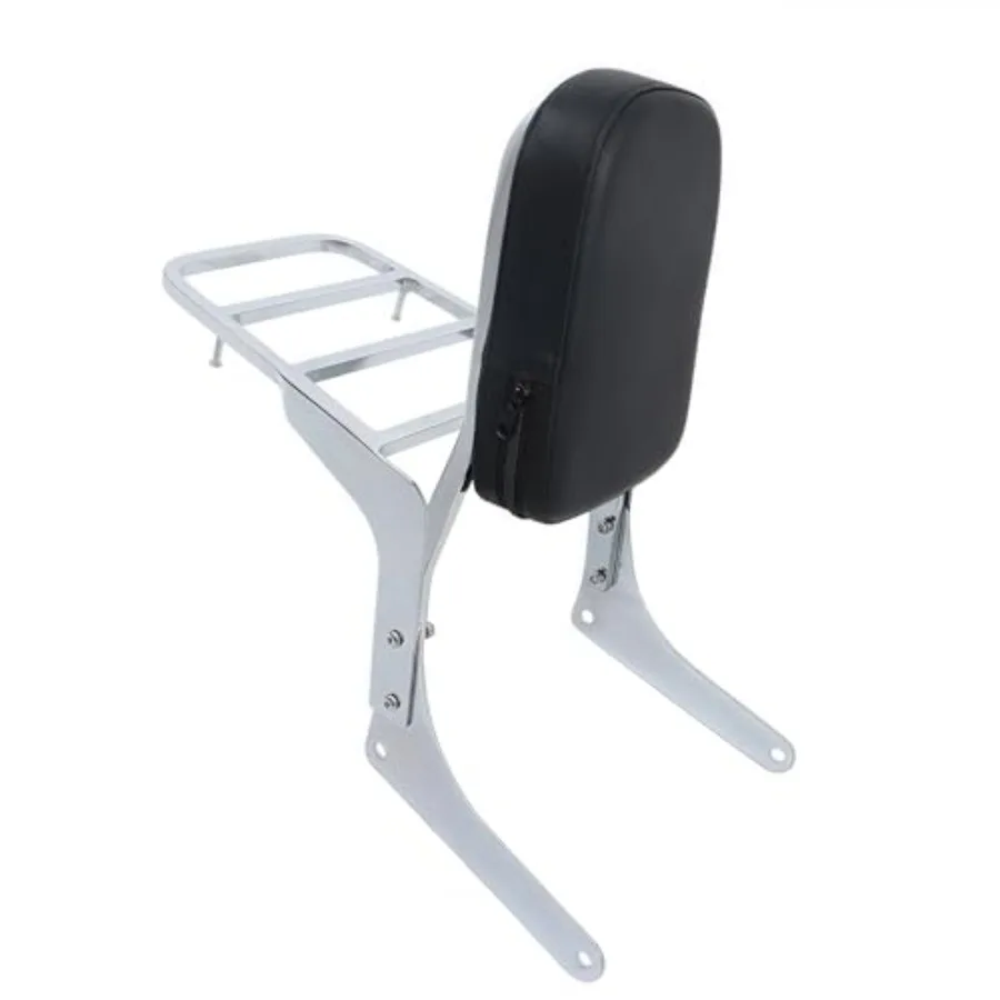 

Passenger Backrest Sissy Bar with Luggage Rack Replacement for Honda 250 CMX250 CMX250CD CMX250CL 1985-2015 Silver