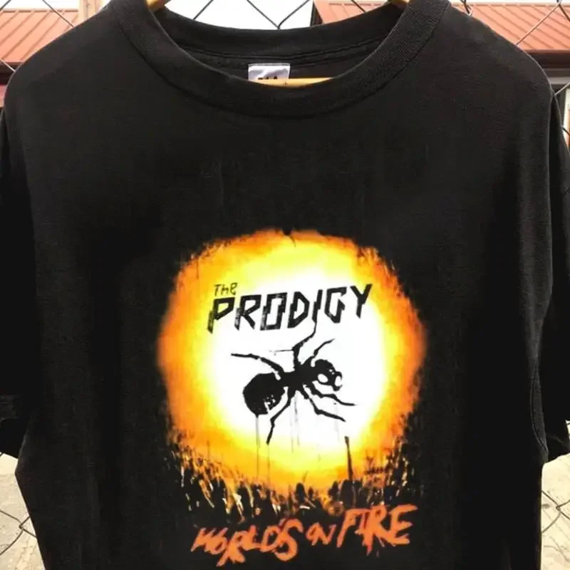 The Prodigy Electric Band T Shirt World'S On Fire Reprinted Te6610