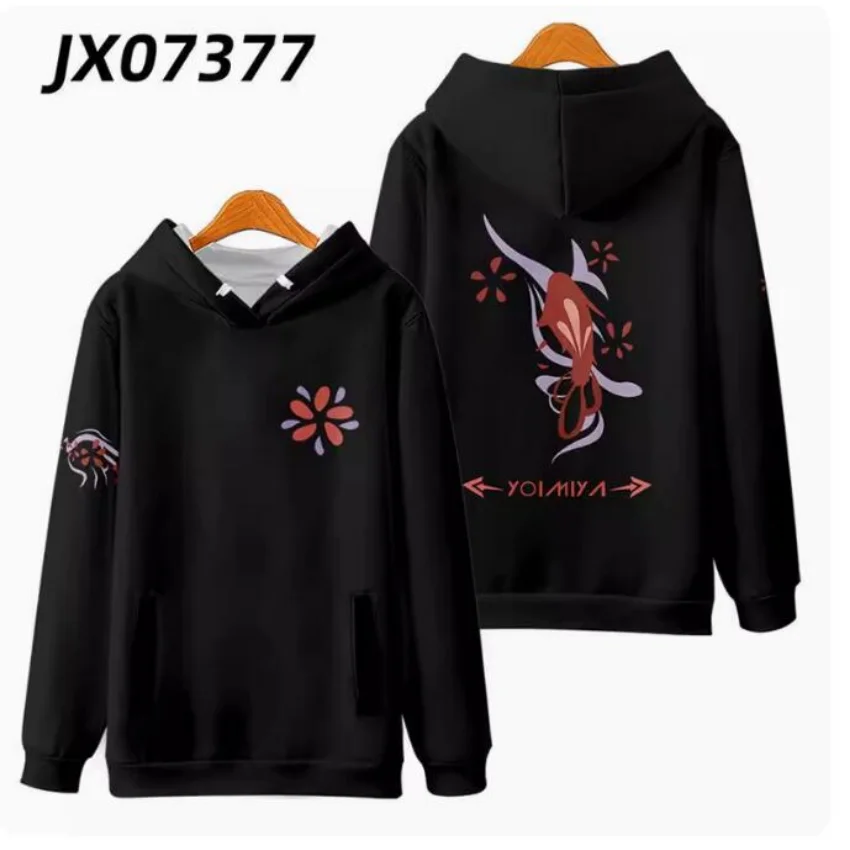 Anime Genshin Impact 3D Print Respzed Hoodie pour hommes et femmes, sweat-shirt décontracté, survêtement stationnaire, Costume de cosplay anohara Yoimiya