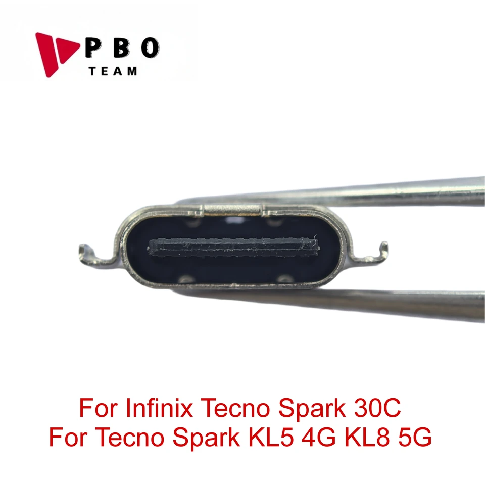 10-100 Piezas Puerto de Carga Micro USB Tipo C Conector para Infinix Tecno Spark 30C para Tecno Spark KL5 4G KL8 5G 3